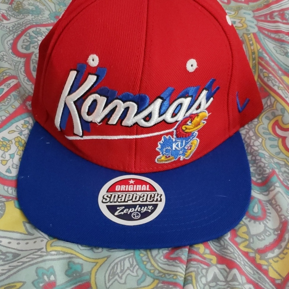 Kansas snapback nwt